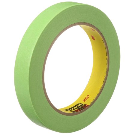 3M Performance Masking Tape 233+ 26336, Green, 24 mm x 55 m 7000048804